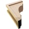 Ekena Millwork 6"W x 12"D x 18"H Classic Bryant Rough Cedar Woodgrain TimberThane Corbel, Primed Tan CORUR06X12X18BRYRCPR - alternate 4